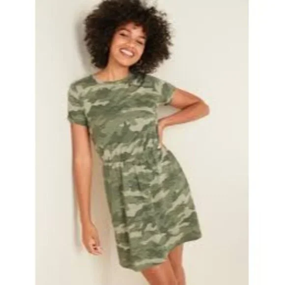 Old Navy | Dresses | Old Navy Xl Waist Defined Slubknit Tshirt Dress Green Camo Short Sleeve | Poshmark Old Navy | Dresses | Old Navy Xl Waist Defined Slubknit Tshirt Dress Green Camo Short Sleeve | Poshmark